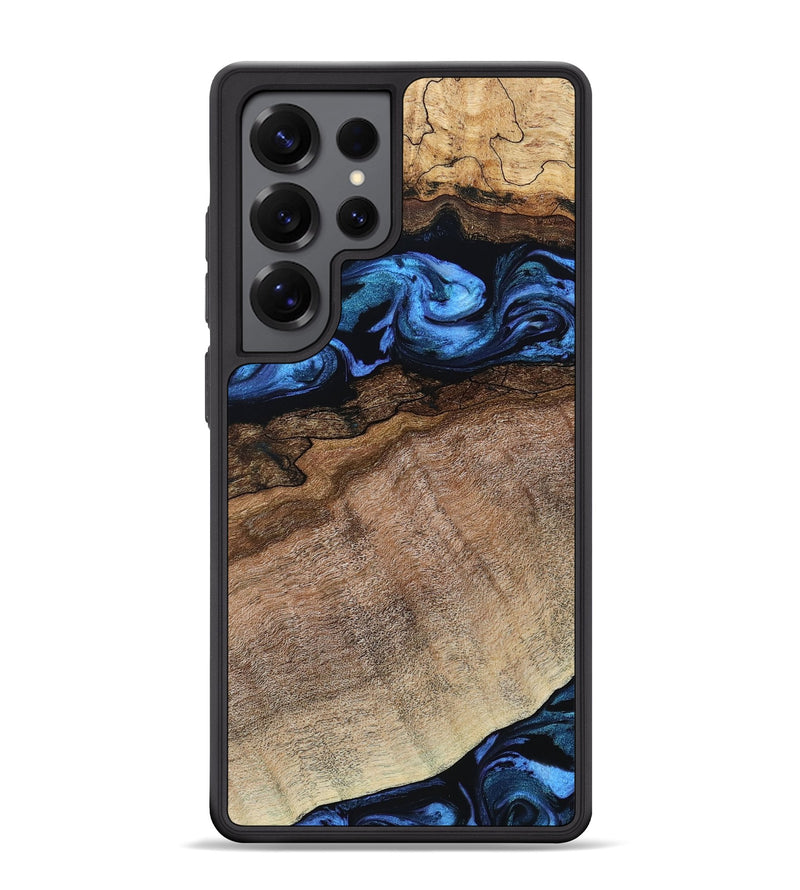 Galaxy S25 Ultra Wood Phone Case - Abel (Blue, 800803)