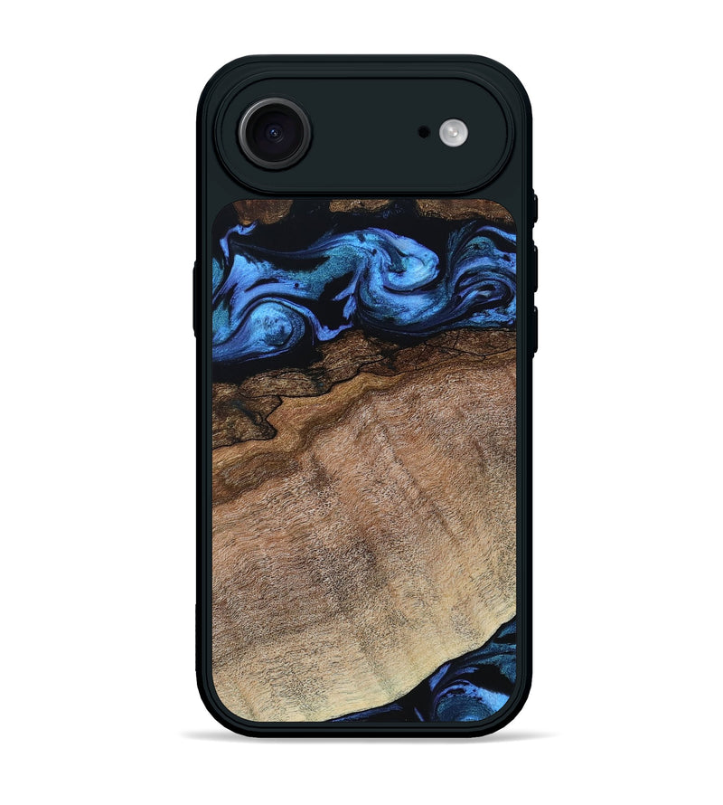 iPhone 17 Air Wood Phone Case - Abel (Blue, 800803)