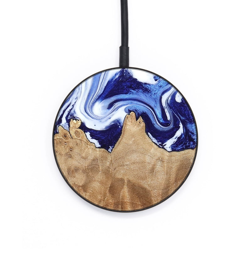 Circle Wood Wireless Charger - Maybell (Blue, 800805)