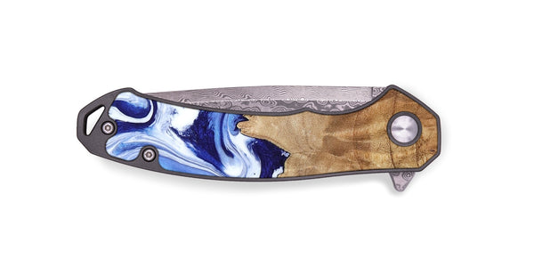 EDC Wood Pocket Knife - Maybell (Blue, 800805)