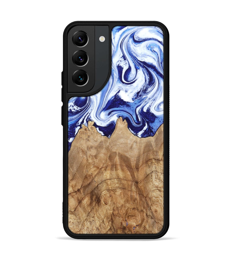 Galaxy S22 Plus Wood Phone Case - Maybell (Blue, 800805)