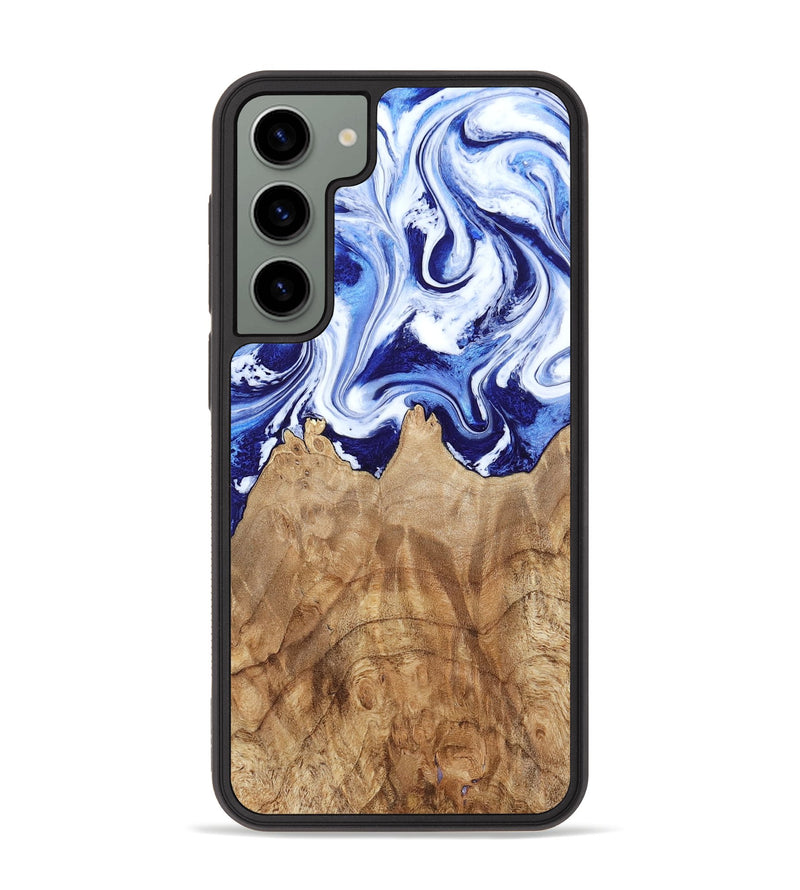 Galaxy S23 Plus Wood Phone Case - Maybell (Blue, 800805)