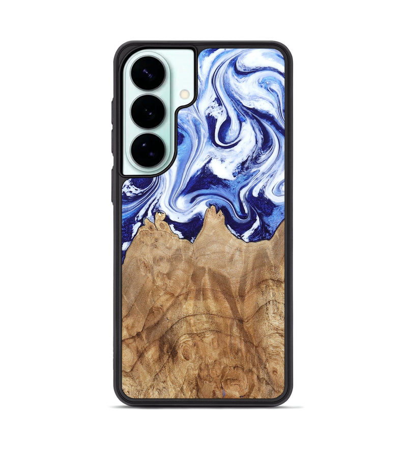 Galaxy S26 Plus Wood Phone Case - Maybell (Blue, 800805)
