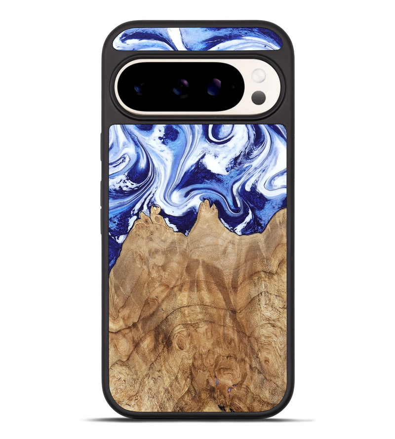 Pixel 9 Pro XL Wood Phone Case - Maybell (Blue, 800805)