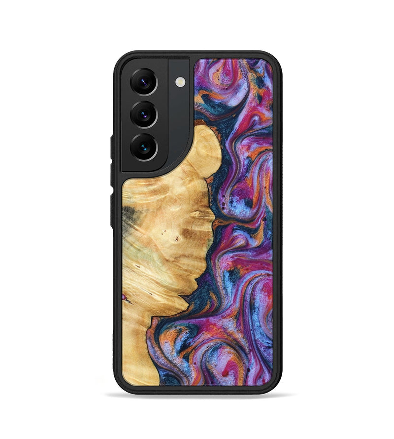 Galaxy S22 Wood Phone Case - Marisol (Blue, 800807)