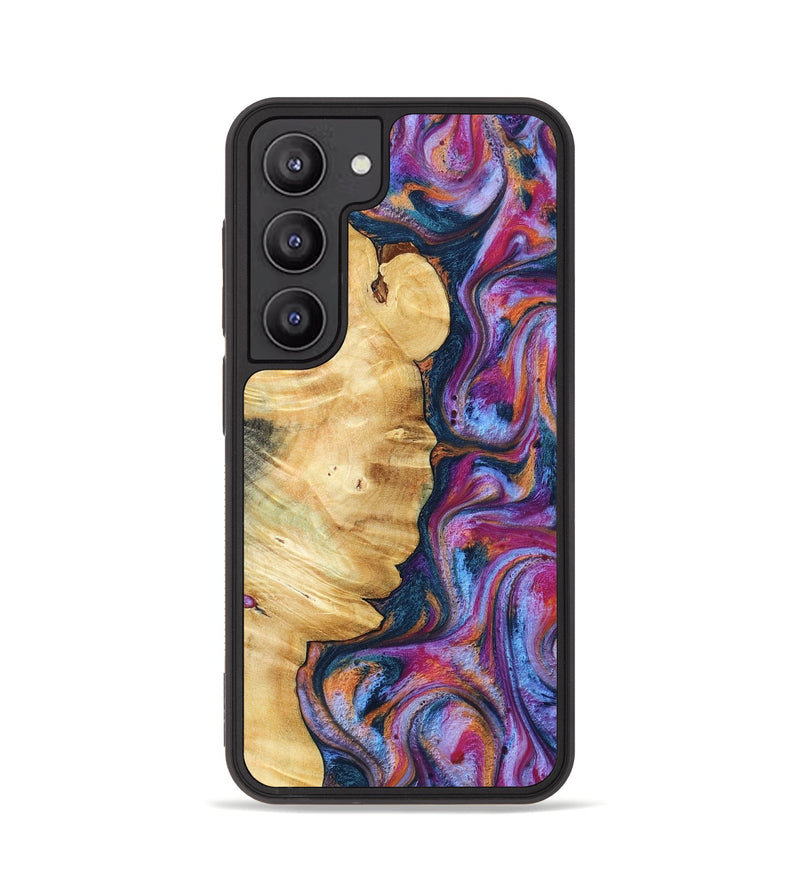 Galaxy S23 Wood Phone Case - Marisol (Blue, 800807)