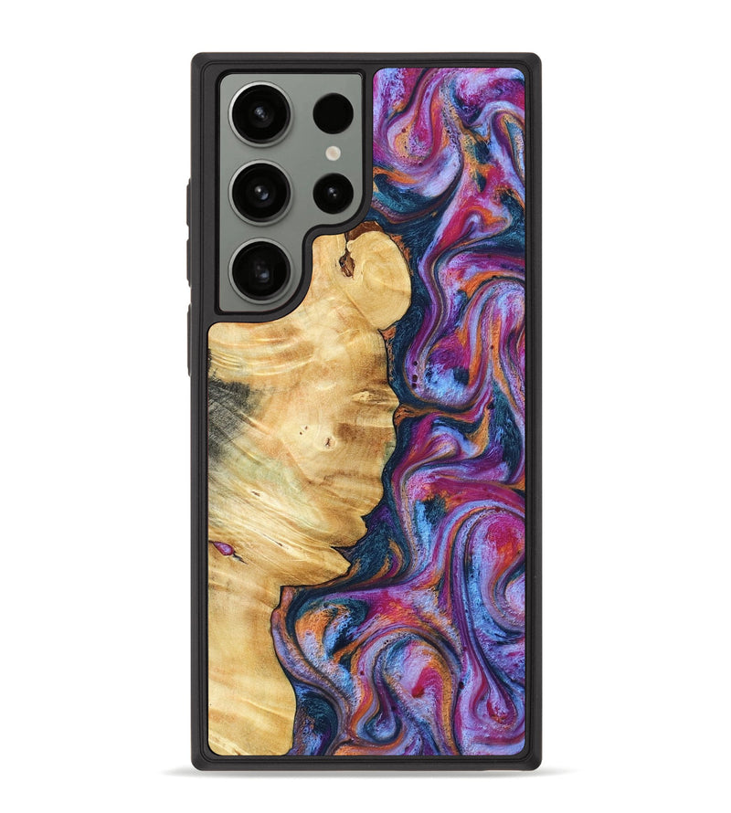 Galaxy S23 Ultra Wood Phone Case - Marisol (Blue, 800807)