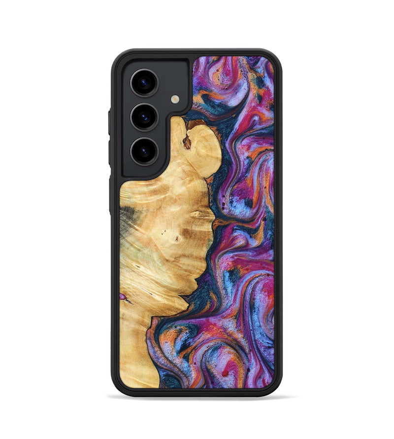 Galaxy S24 Wood Phone Case - Marisol (Blue, 800807)