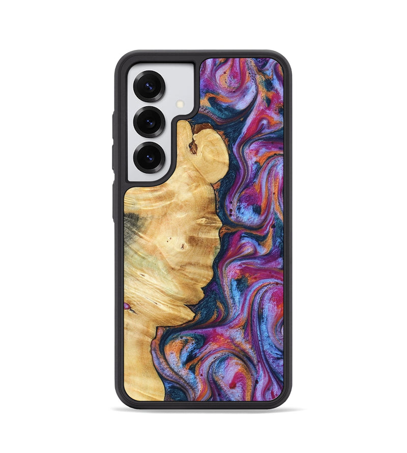 Galaxy S25 Wood Phone Case - Marisol (Blue, 800807)