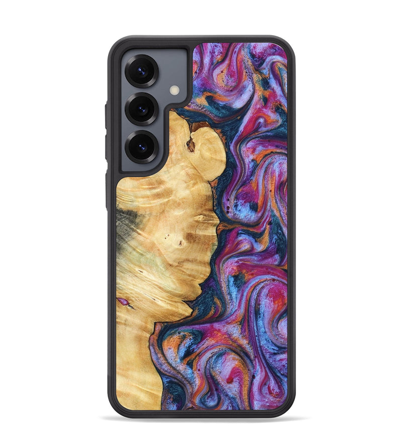 Galaxy S25 Plus Wood Phone Case - Marisol (Blue, 800807)