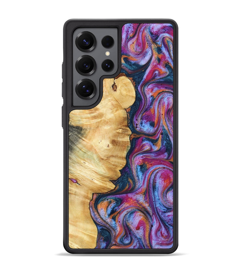 Galaxy S25 Ultra Wood Phone Case - Marisol (Blue, 800807)