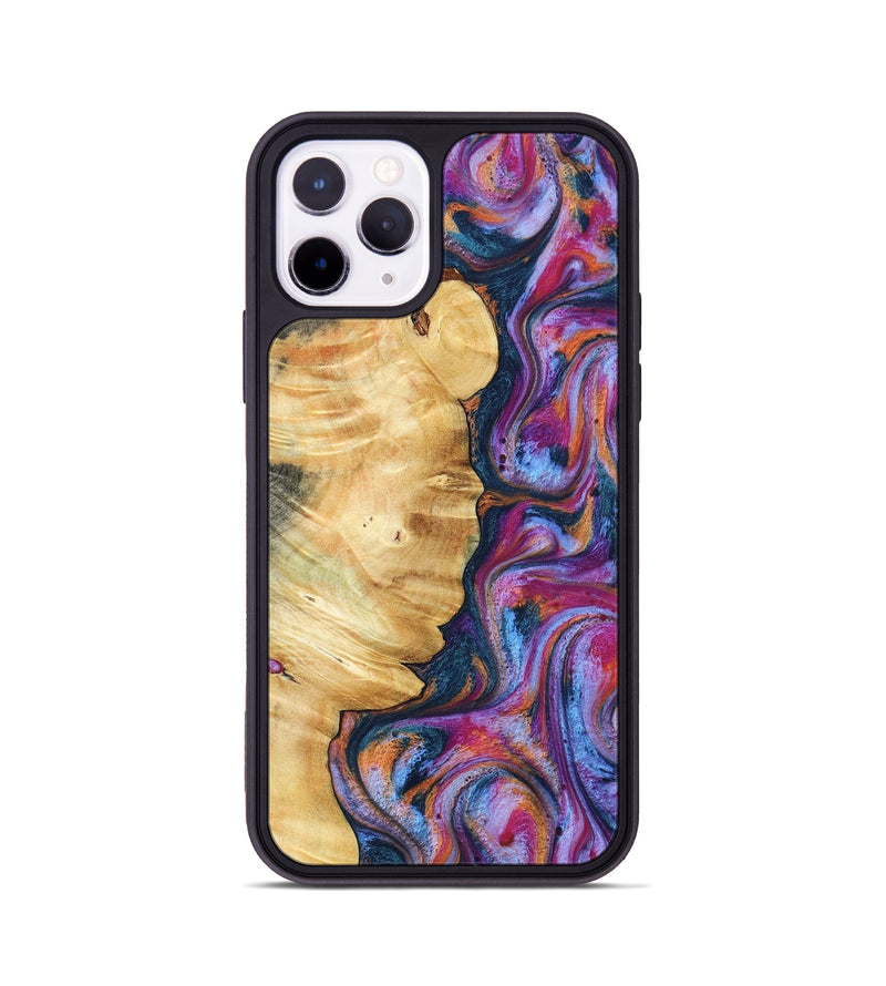 iPhone 11 Pro Wood Phone Case - Marisol (Blue, 800807)