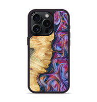 iPhone 15 Pro Wood Phone Case - Marisol (Blue, 800807)