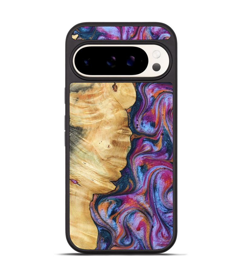 Pixel 9 Wood Phone Case - Marisol (Blue, 800807)