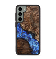 Galaxy S23 Plus Wood Phone Case - Johnie (Blue, 800809)
