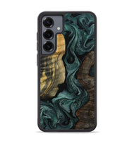 Galaxy S25 Plus Wood Phone Case - Josette (Green, 800810)