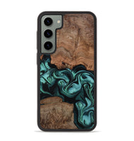 Galaxy S23 Plus Wood Phone Case - Farrah (Green, 800813)