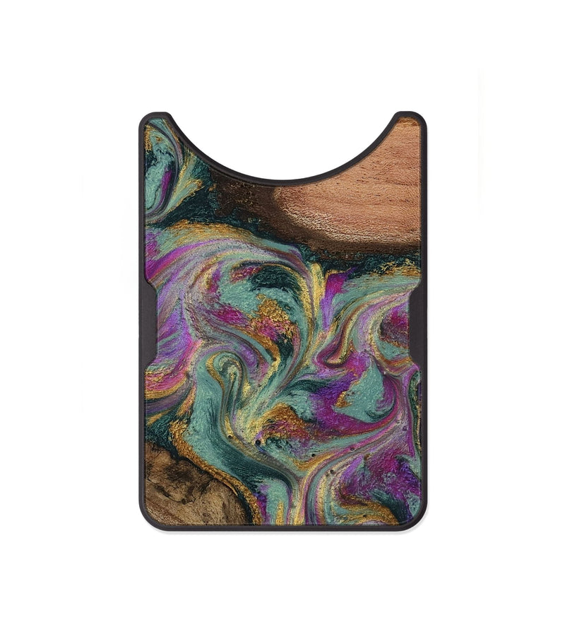 Alloy Wood Wallet - Dayna (Green, 800814)