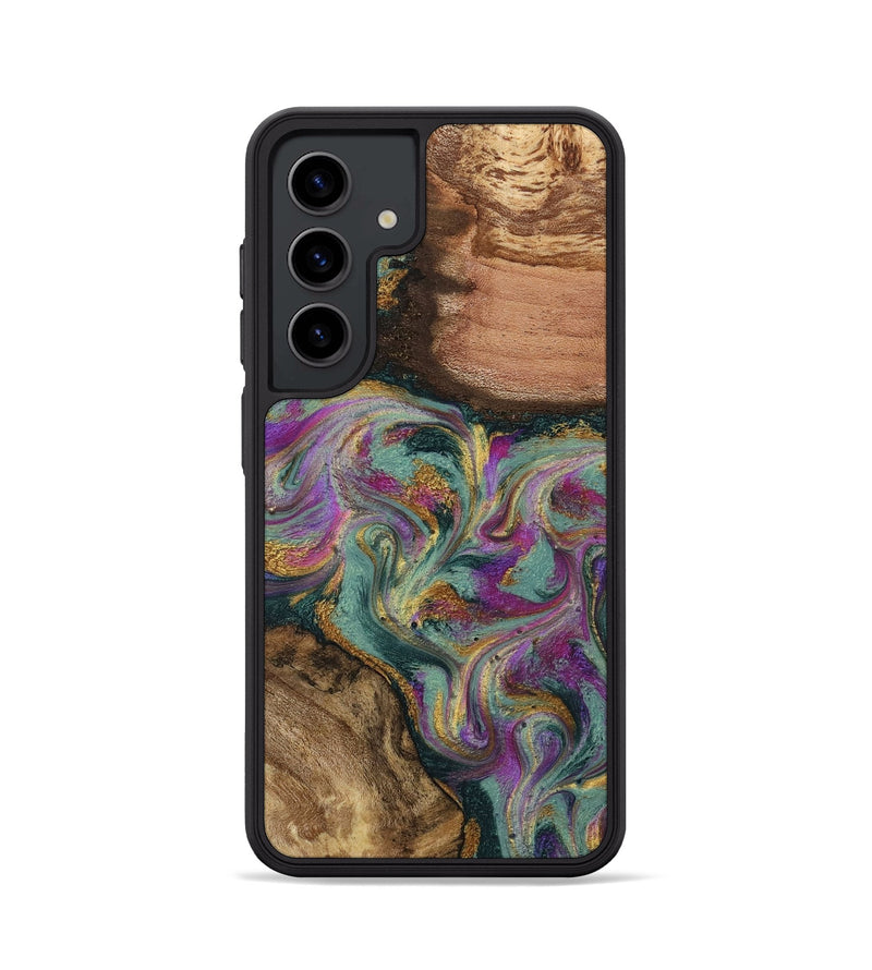 Galaxy S24 Wood Phone Case - Dayna (Green, 800814)