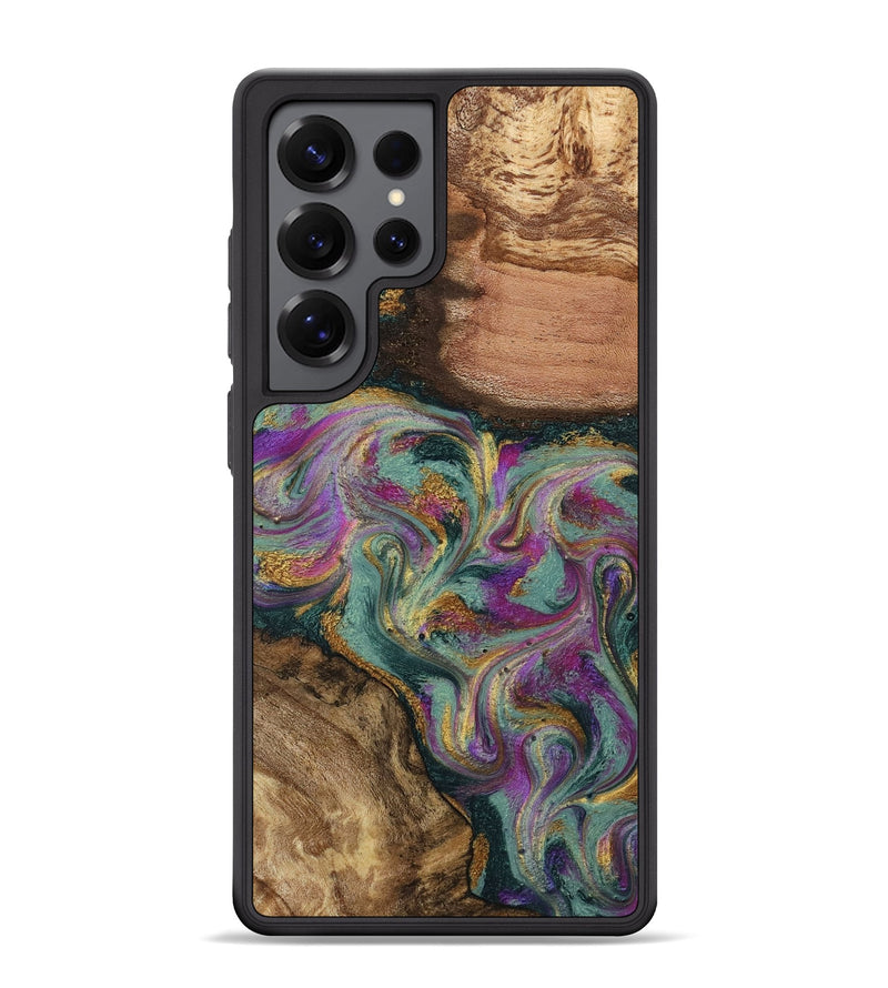 Galaxy S25 Ultra Wood Phone Case - Dayna (Green, 800814)