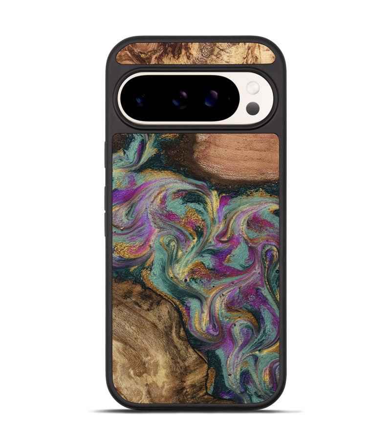 Pixel 9 Wood Phone Case - Dayna (Green, 800814)
