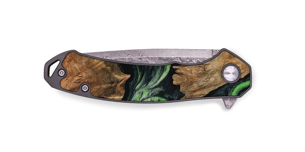 EDC Wood Pocket Knife - Andre (Green, 800815)