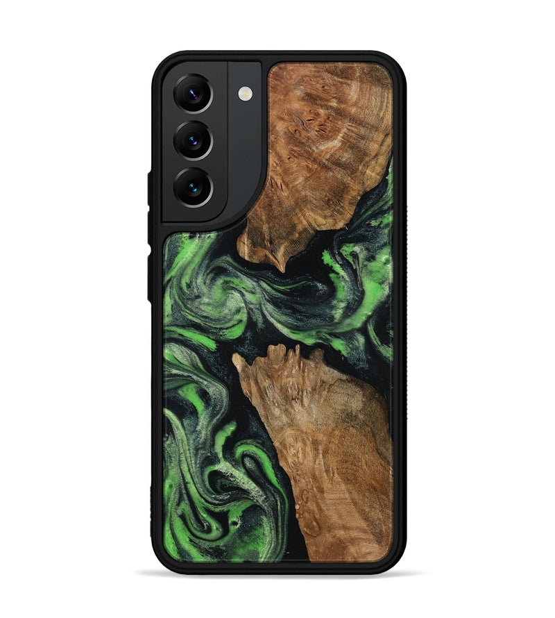 Galaxy S22 Plus Wood Phone Case - Andre (Green, 800815)