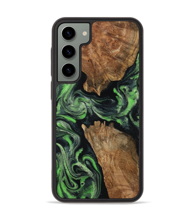 Galaxy S23 Plus Wood Phone Case - Andre (Green, 800815)