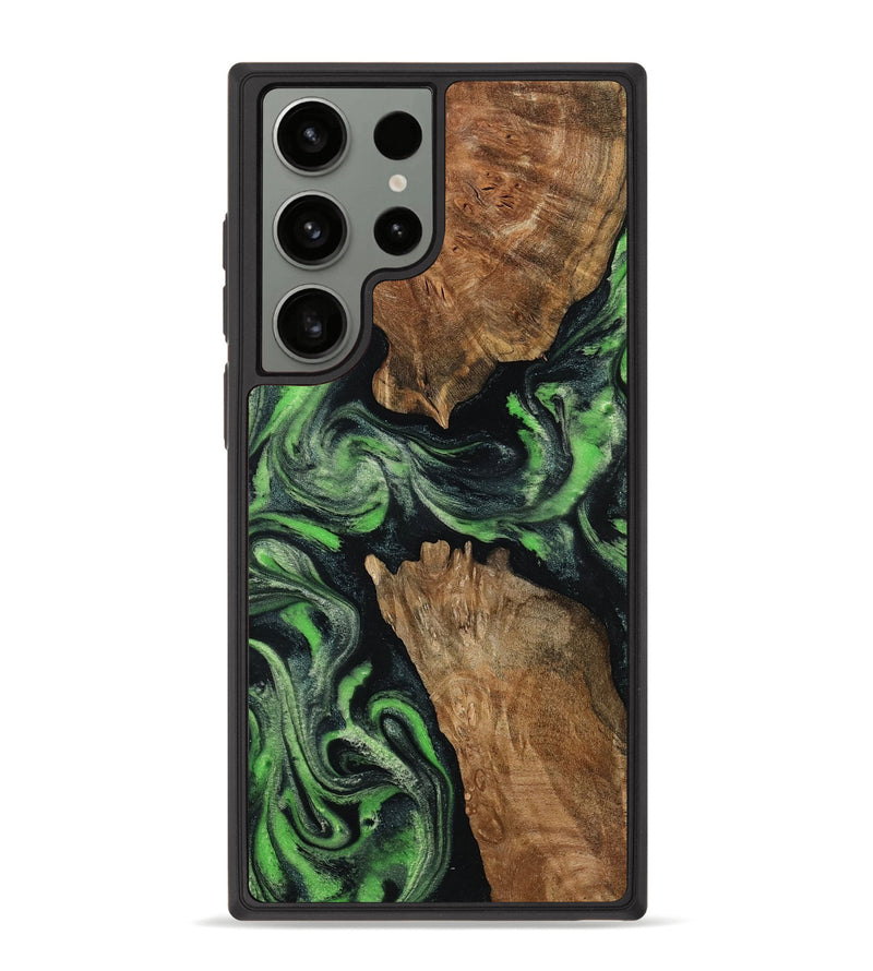 Galaxy S23 Ultra Wood Phone Case - Andre (Green, 800815)