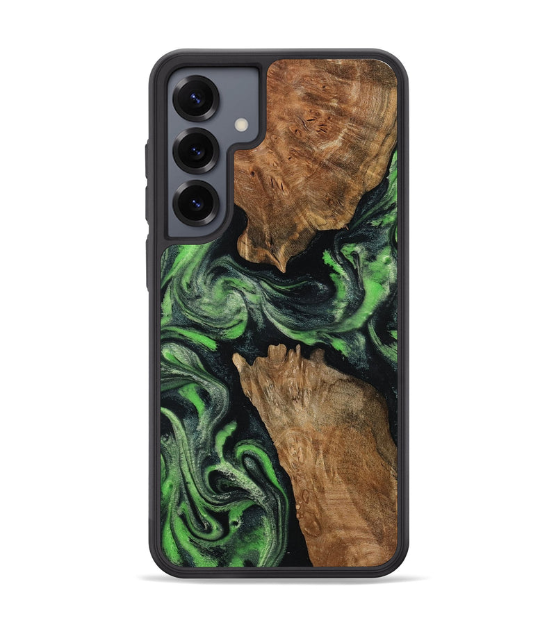 Galaxy S25 Plus Wood Phone Case - Andre (Green, 800815)