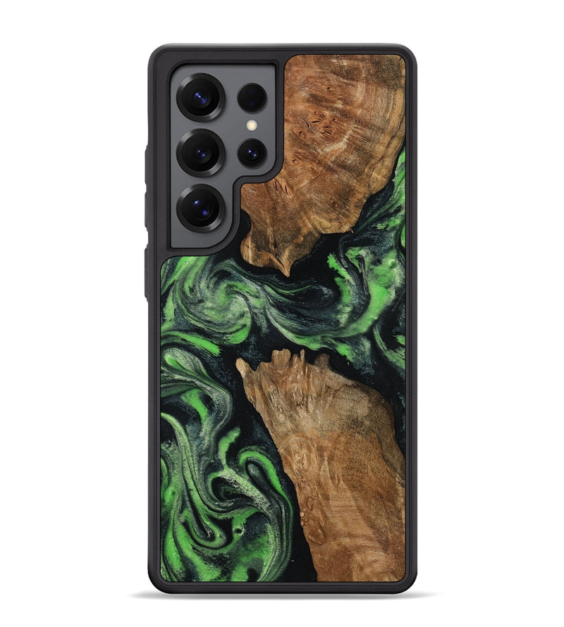 Galaxy S25 Ultra Wood Phone Case - Andre (Green, 800815)