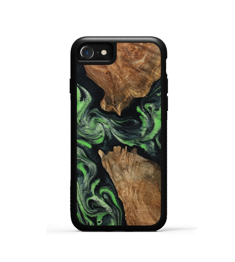 iPhone SE Wood Phone Case - Andre (Green, 800815)