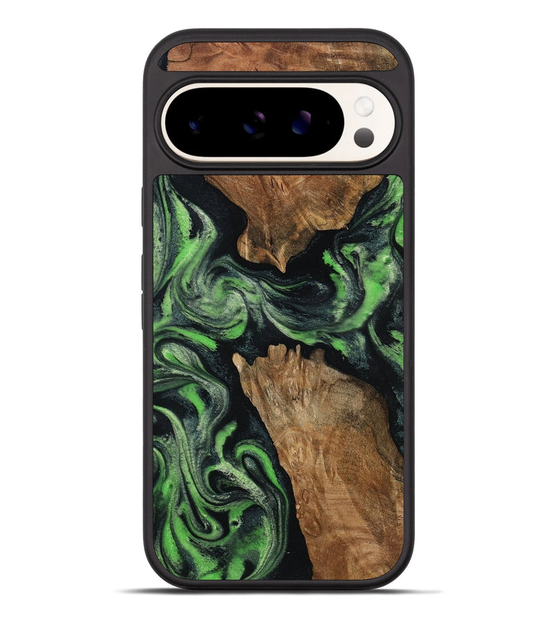 Pixel 10 Pro XL Wood Phone Case - Andre (Green, 800815)
