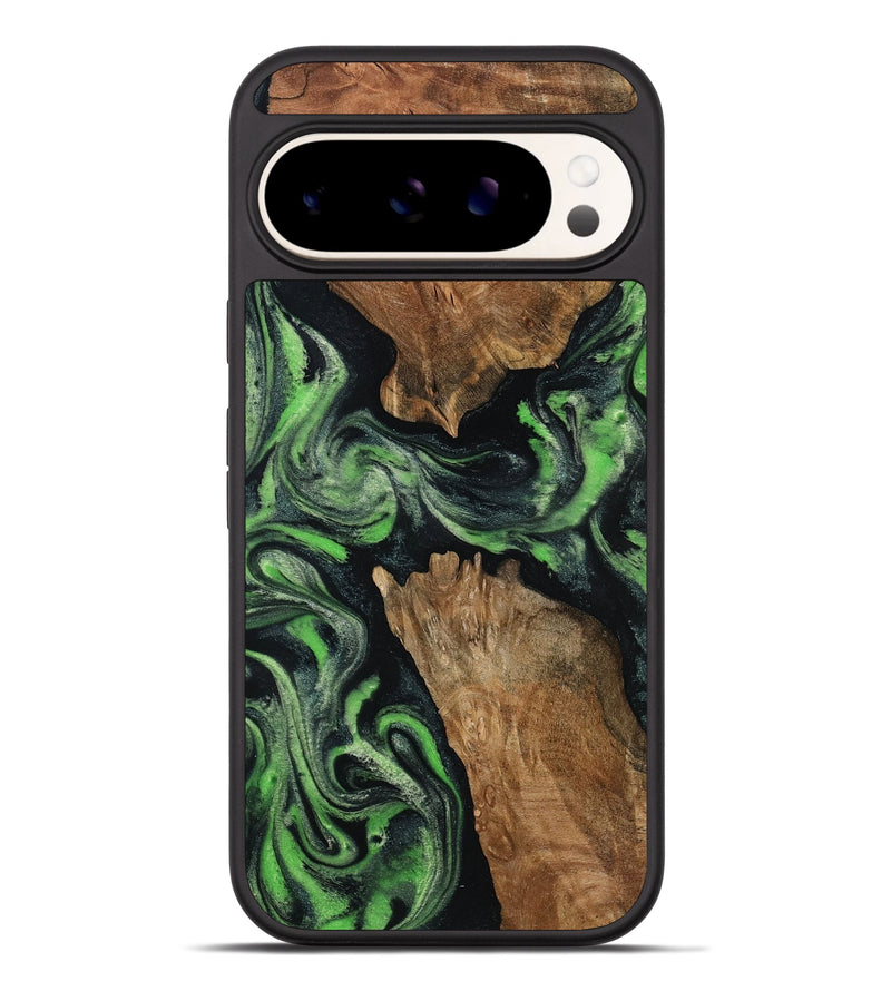 Pixel 9 Pro XL Wood Phone Case - Andre (Green, 800815)