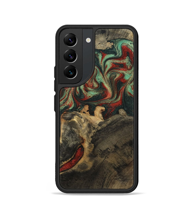Galaxy S22 Wood Phone Case - Daron (Green, 800816)