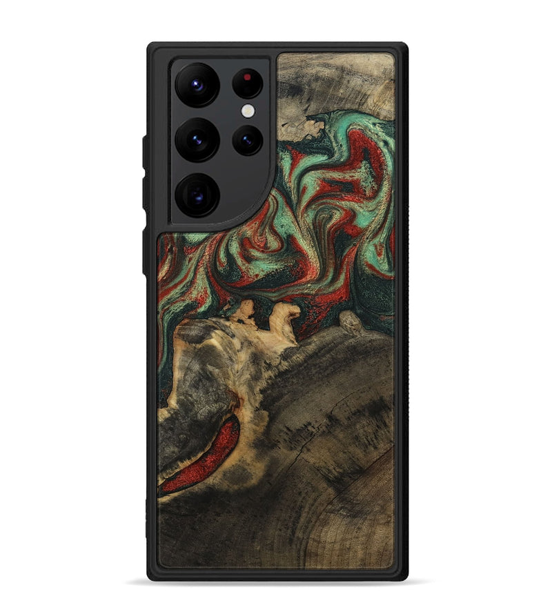 Galaxy S22 Ultra Wood Phone Case - Daron (Green, 800816)