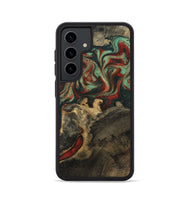 Galaxy S24 Wood Phone Case - Daron (Green, 800816)