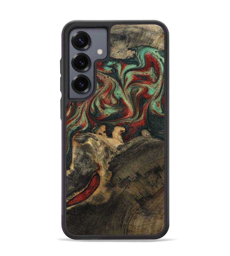 Galaxy S25 Plus Wood Phone Case - Daron (Green, 800816)