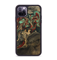iPhone 11 Pro Max Wood Phone Case - Daron (Green, 800816)