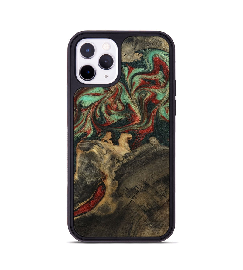 iPhone 11 Pro Wood Phone Case - Daron (Green, 800816)