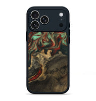 iPhone 17 Pro Max Wood Phone Case - Daron (Green, 800816)