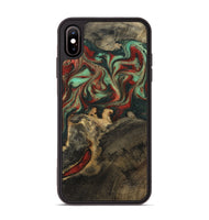 iPhone Xs Max Wood Phone Case - Daron (Green, 800816)