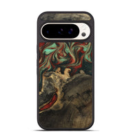 Pixel 9 Wood Phone Case - Daron (Green, 800816)