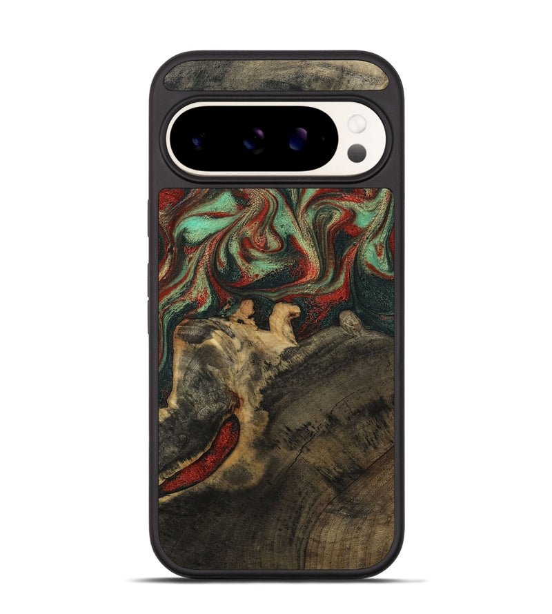 Pixel 9 Pro Wood Phone Case - Daron (Green, 800816)