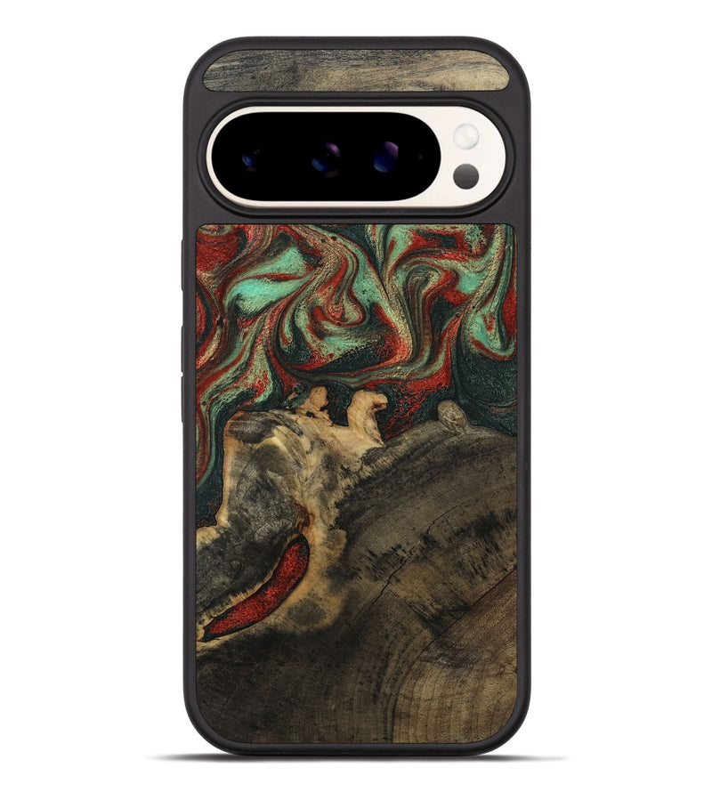 Pixel 9 Pro XL Wood Phone Case - Daron (Green, 800816)