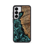 Galaxy S25 Wood Phone Case - Aspyn (Green, 800817)