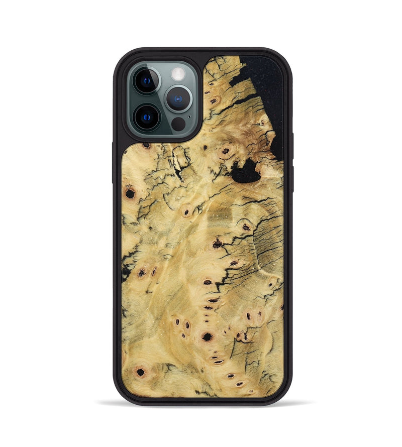 iPhone 12 Pro Wood Phone Case - Benny (Wood Burl, 800818)