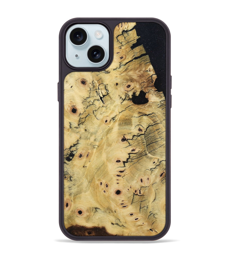 iPhone 15 Plus Wood Phone Case - Benny (Wood Burl, 800818)