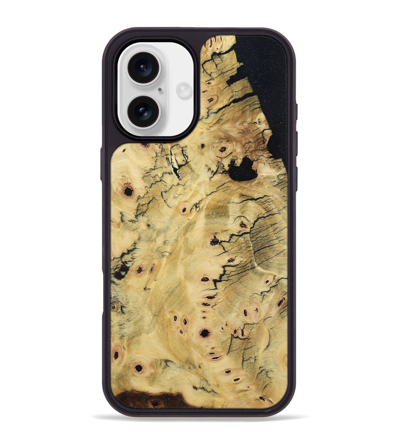 iPhone 16 Plus Wood Phone Case - Benny (Wood Burl, 800818)