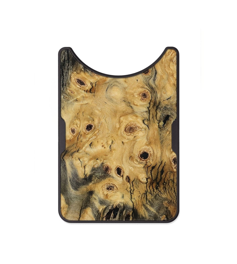 Alloy Wood Wallet - David (Wood Burl, 800824)